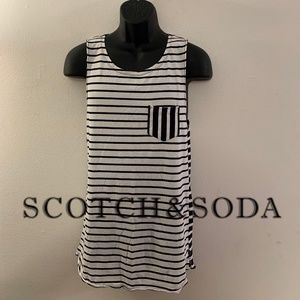 Scotch & Soda Tank Top Medium 100% Cotton